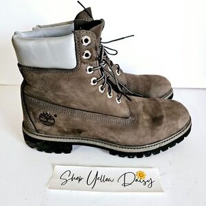 Timberland A13ME 6 Inch Premium Taupe Silver Waterproof Boots‎ Gorpcore 8.5M
